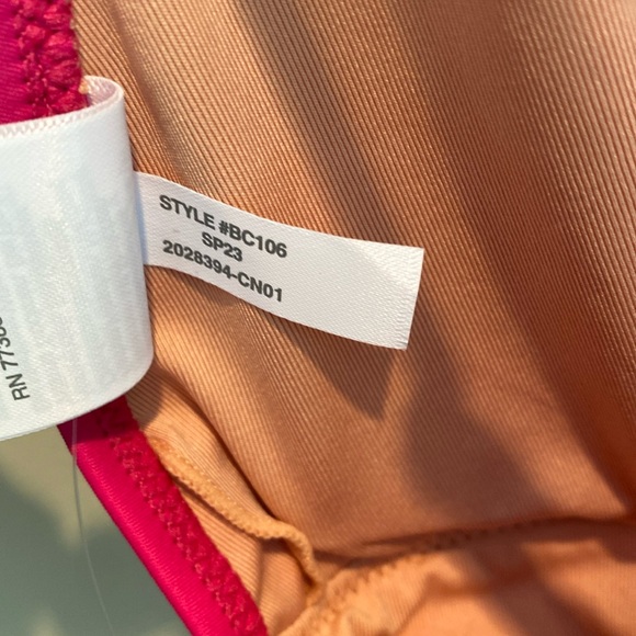 J.Crew Plunge one-piece in Radiant Fucshia - Picture 7 of 7